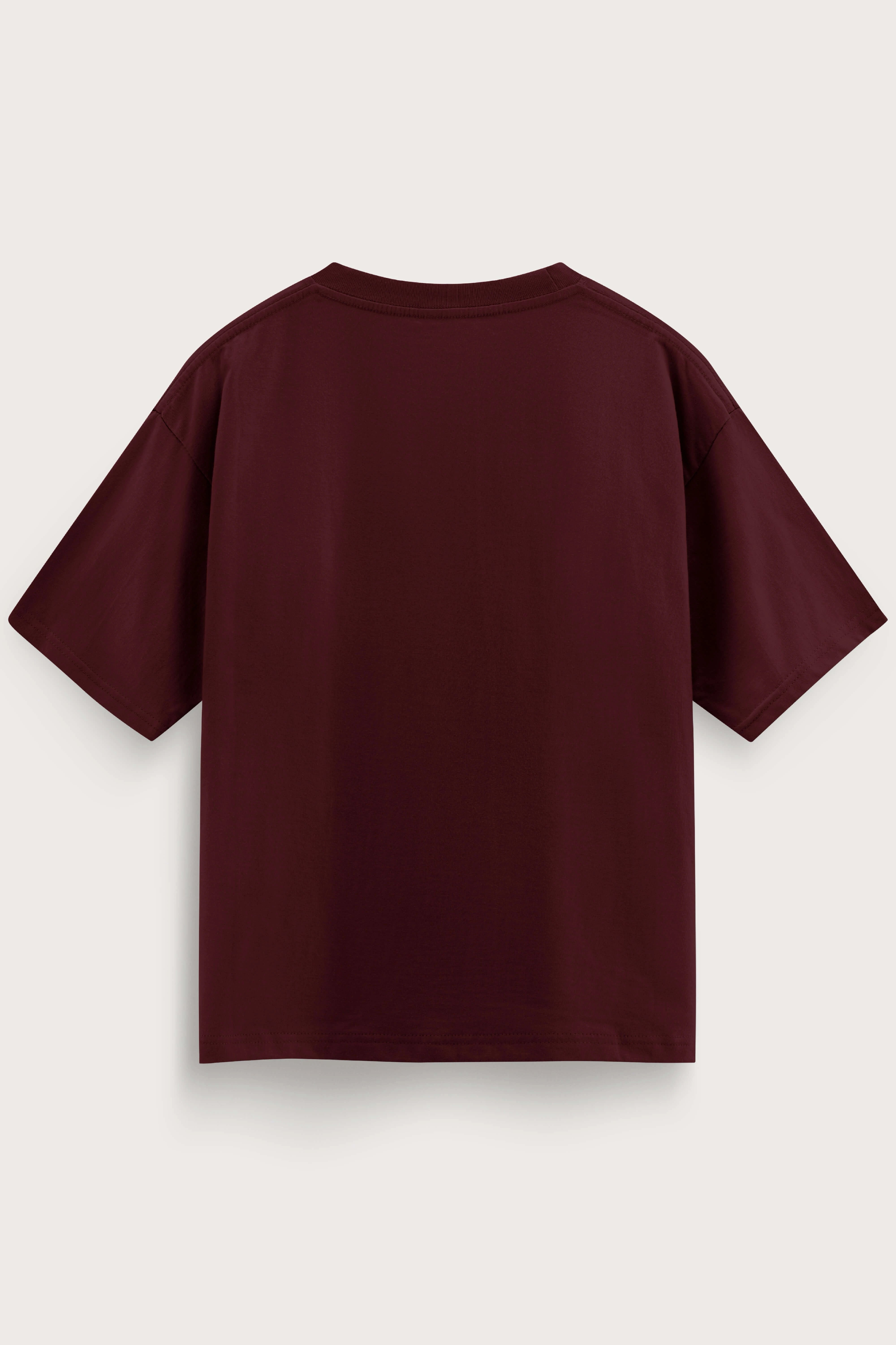 Oversized Wine T-Shirt – Explore
