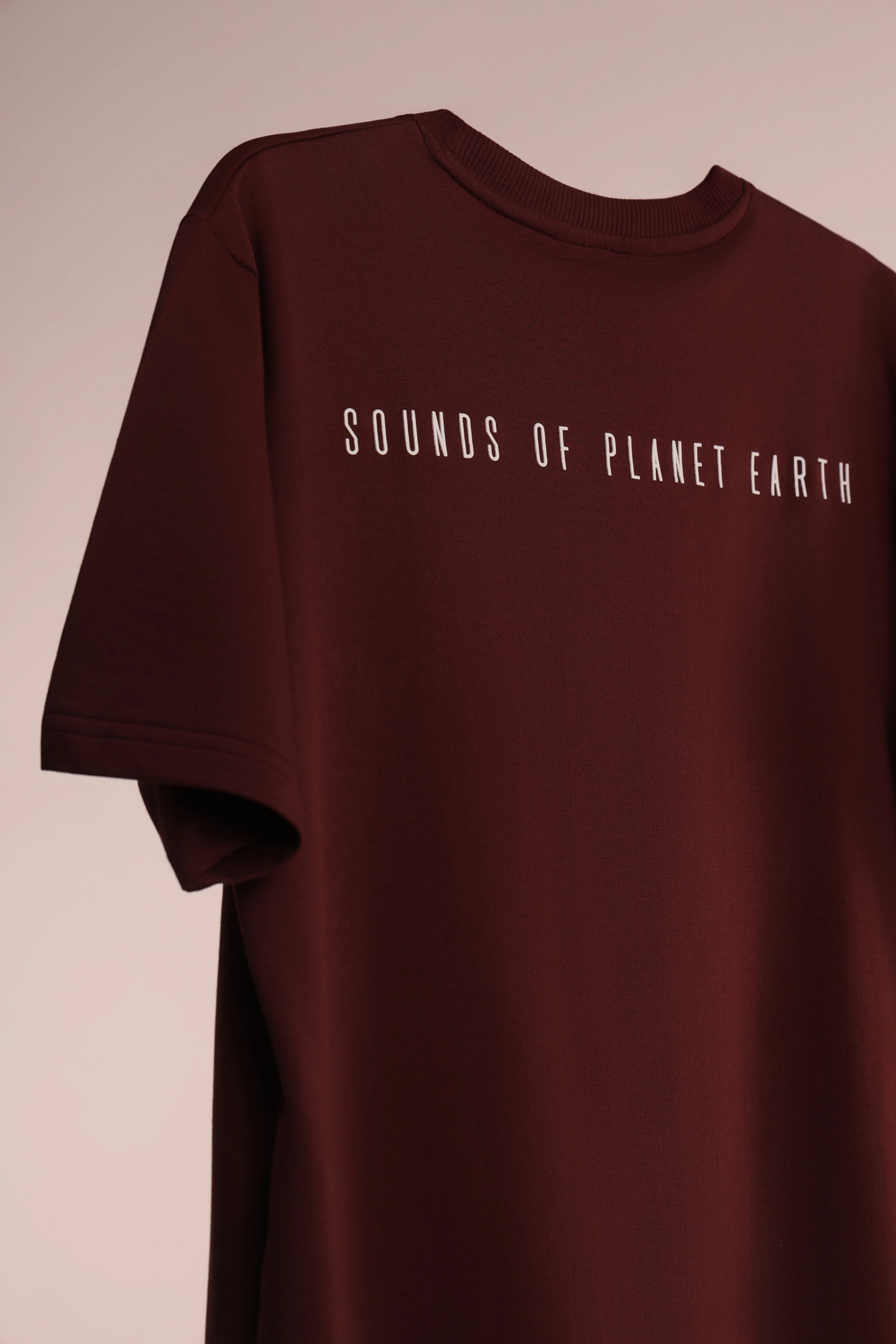 Oversized Wine T-Shirt – Sounds of earth