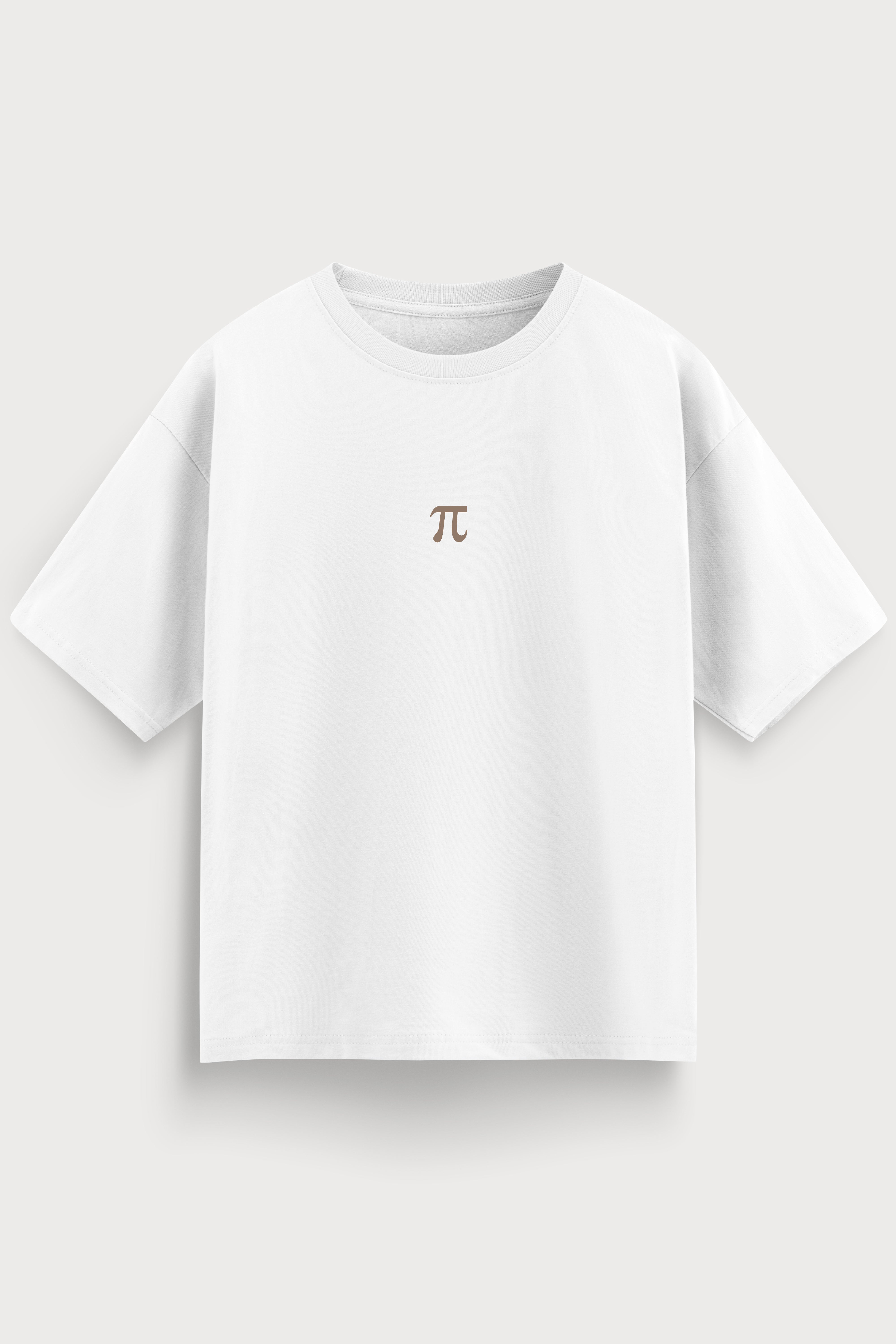 Relaxed fit white t-shirt – pie