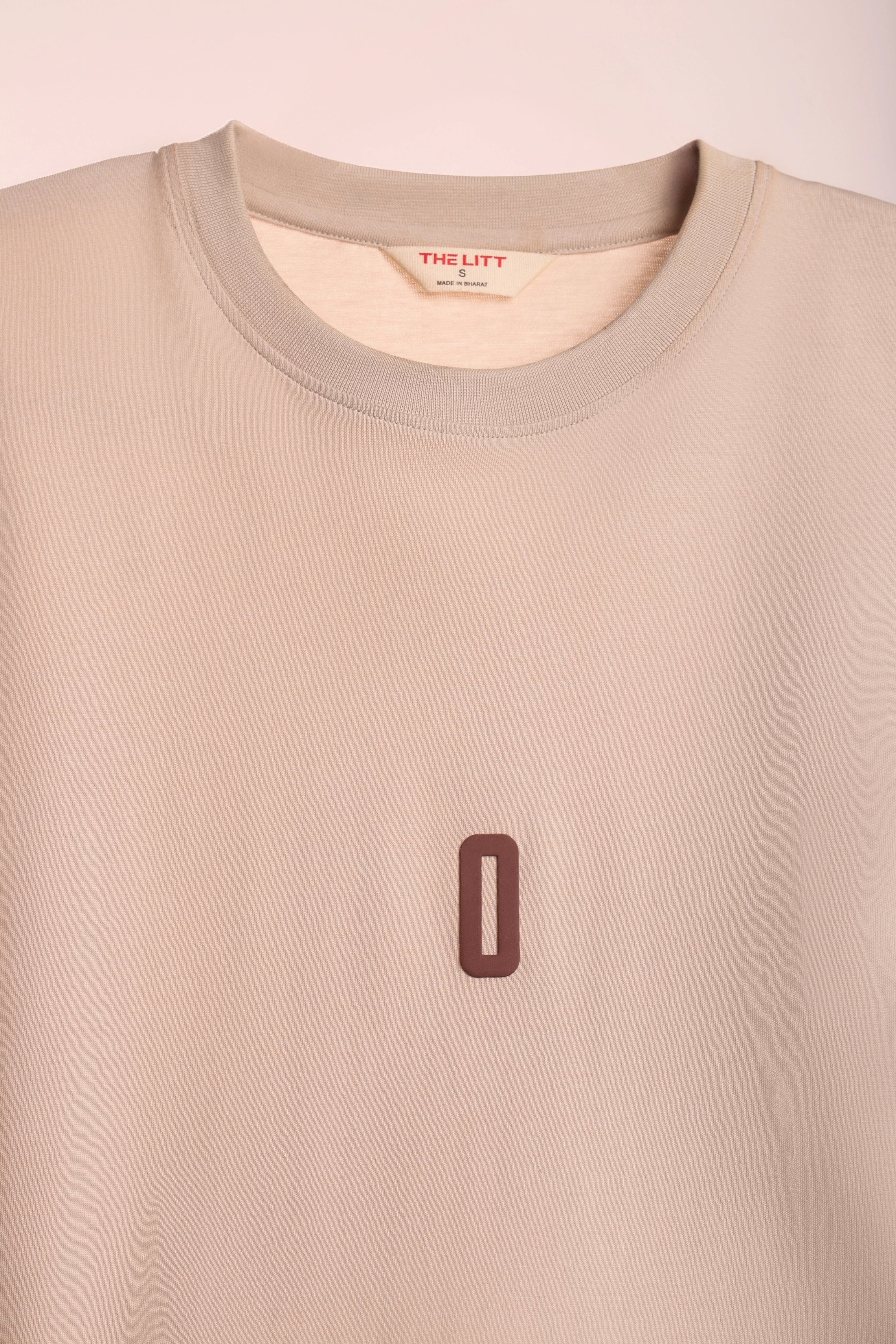 Relaxed fit Beige t-shirt – 0