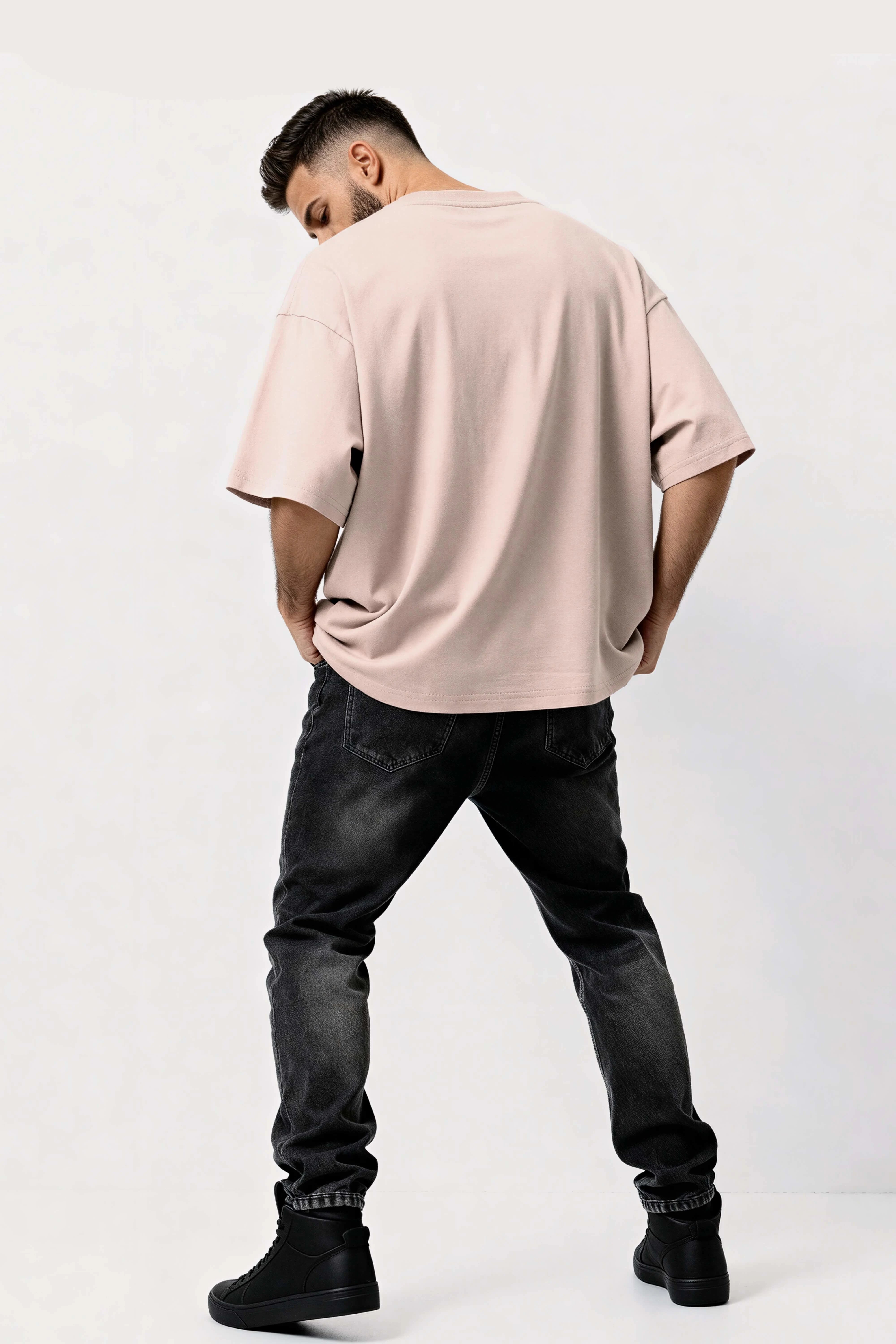 Relaxed fit Beige t-shirt – 0