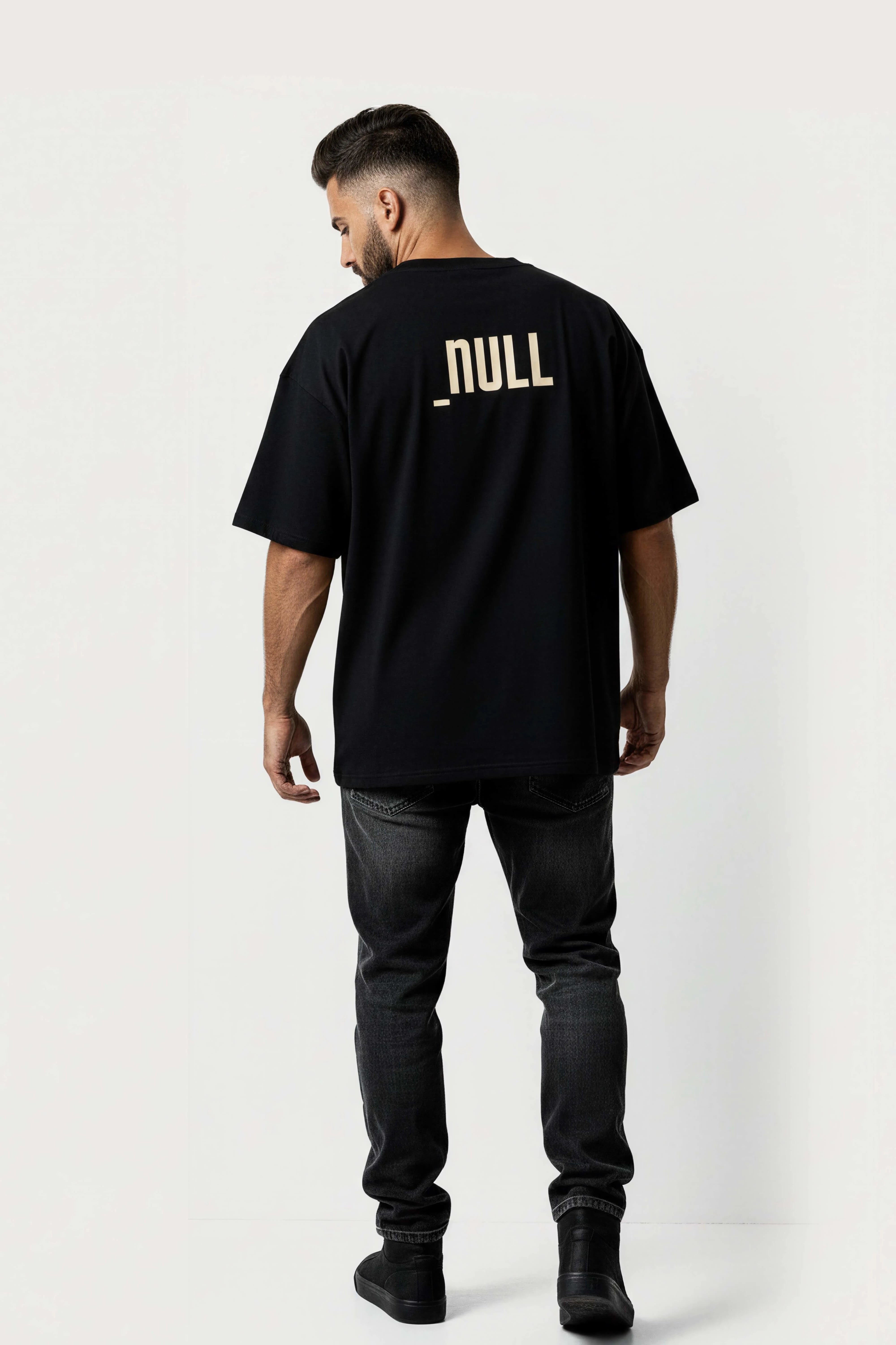 Relaxed fit black t-shirt – null