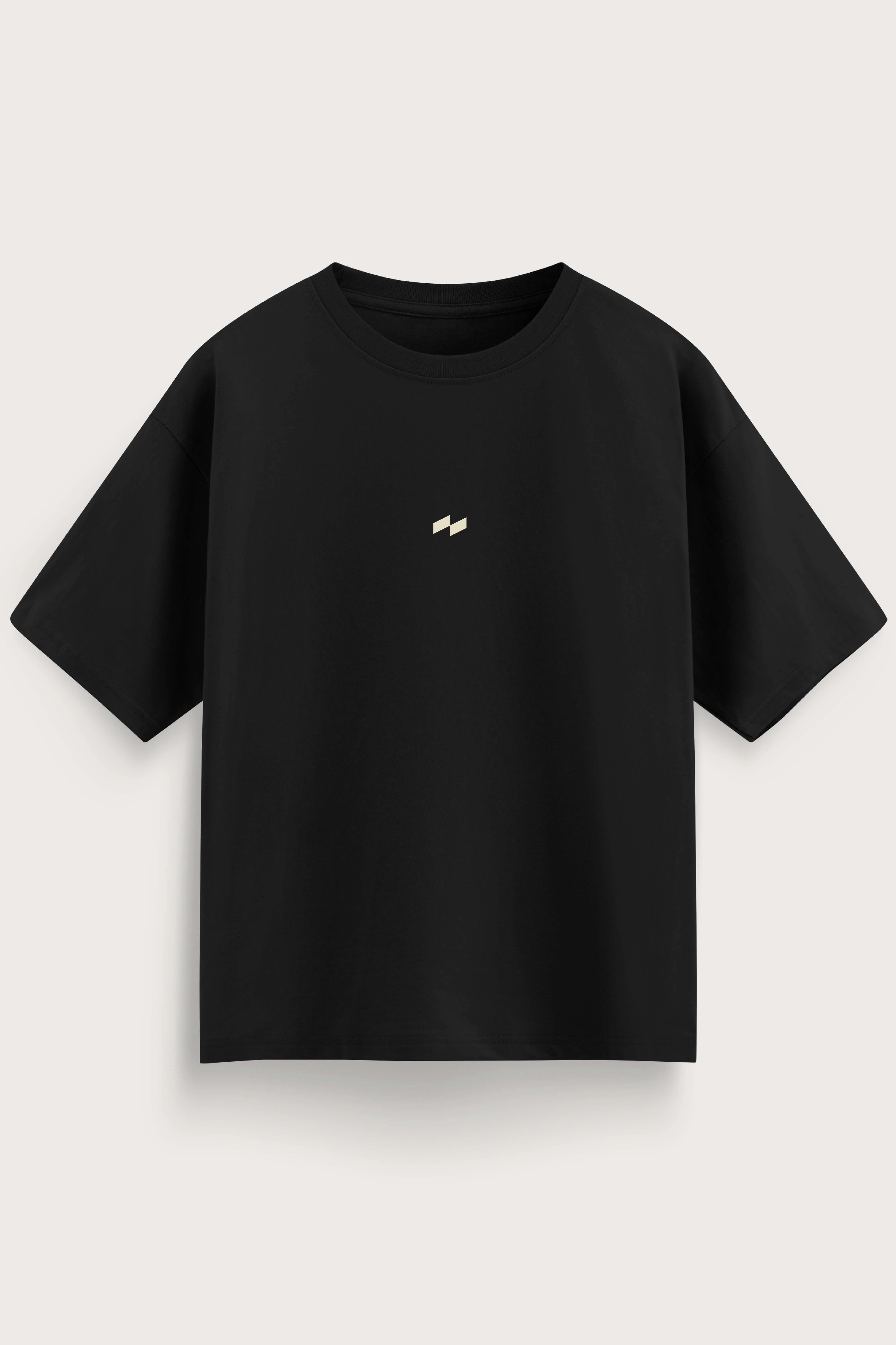 Relaxed fit black t-shirt – null