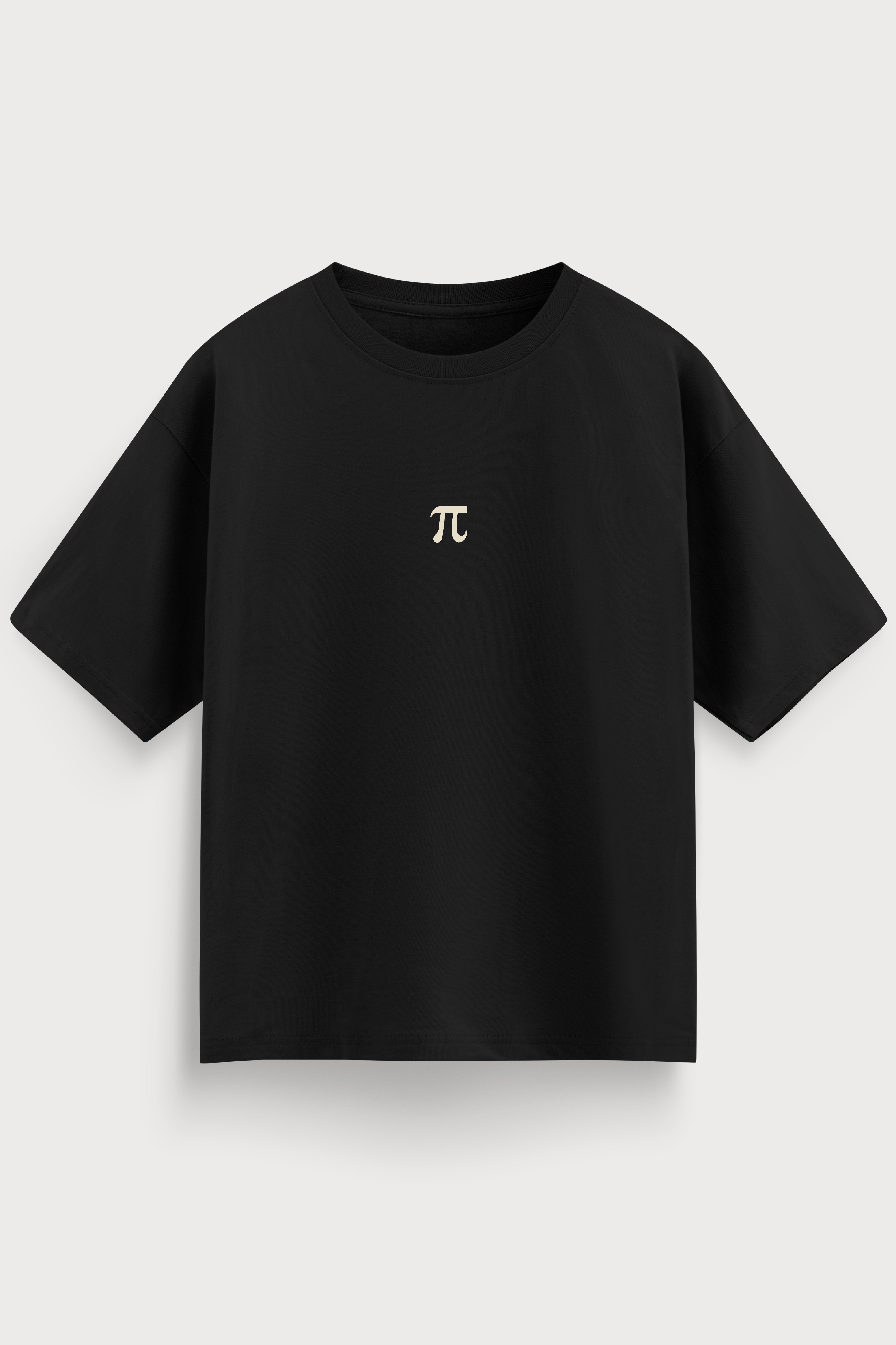 Relaxed fit black t-shirt – pie
