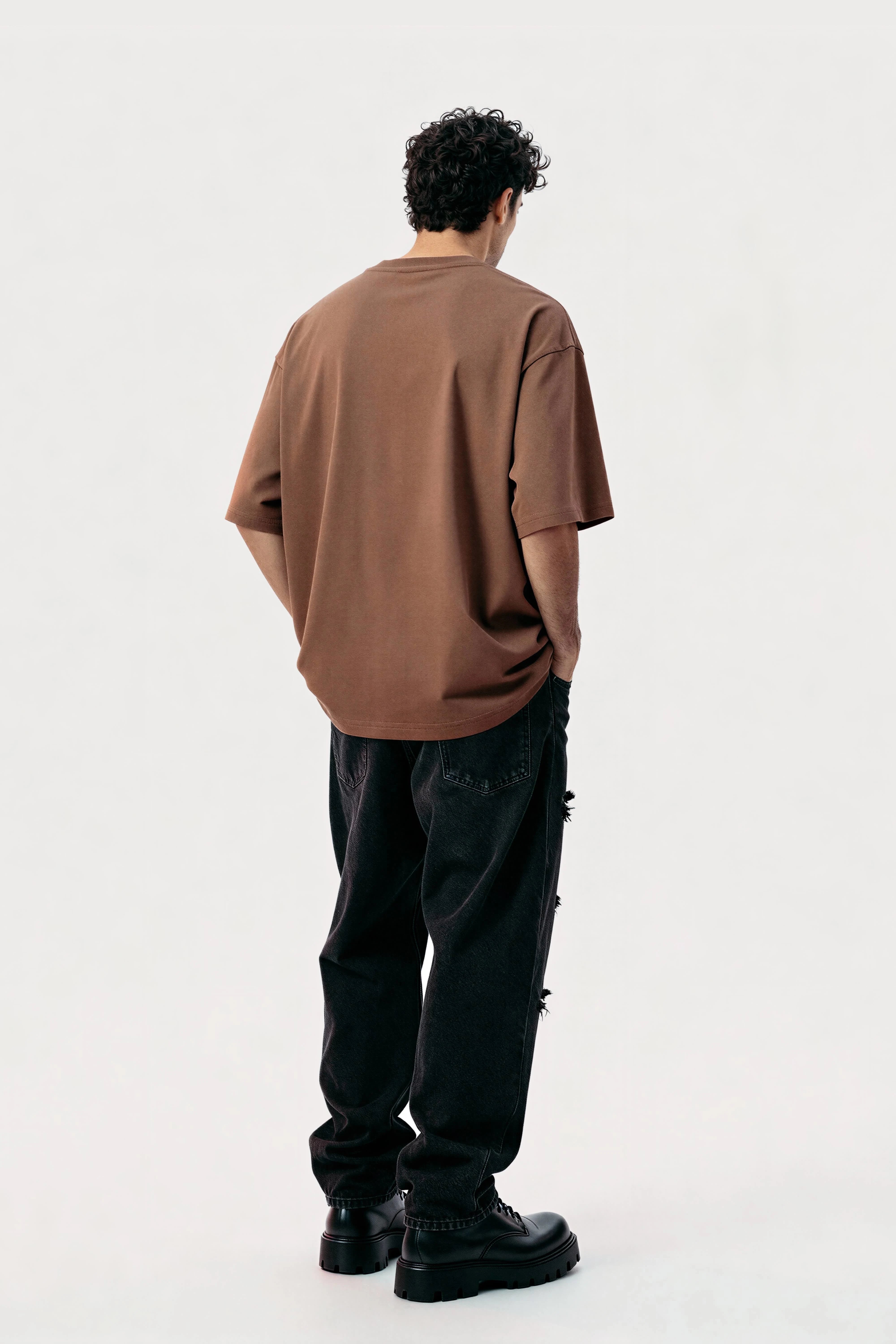 Relaxed fit Brown t-shirt – 0