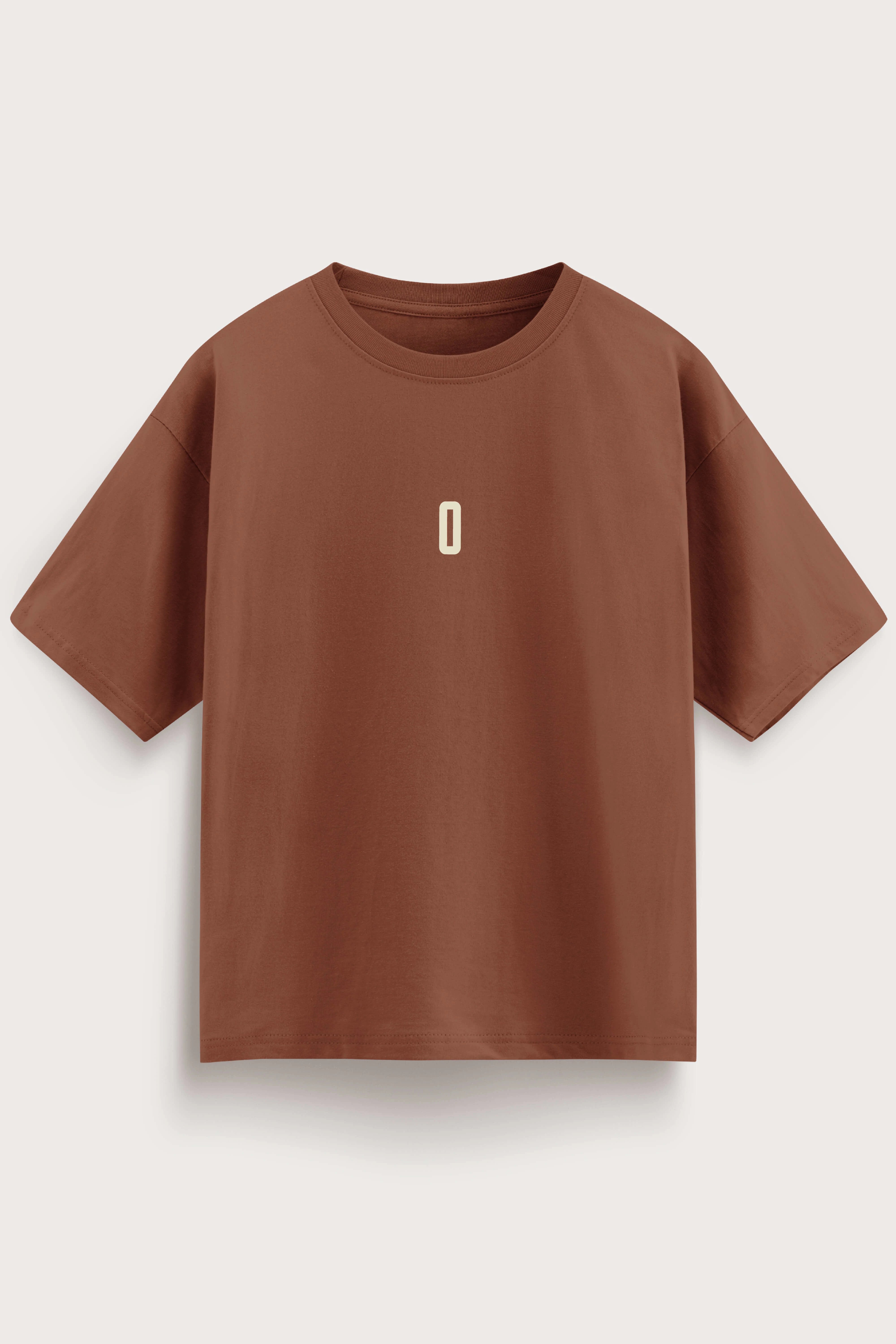Relaxed fit Brown t-shirt – 0