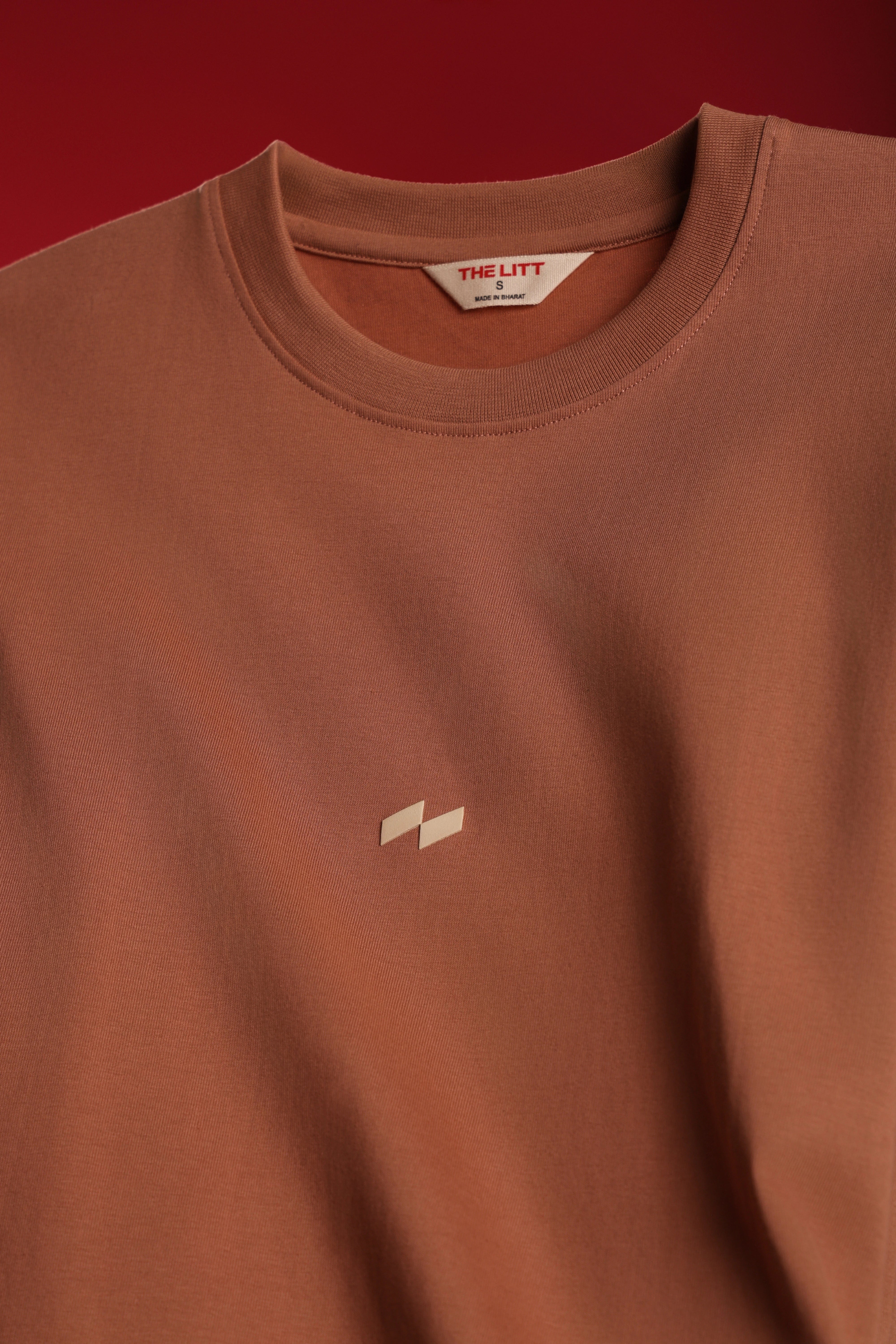 Relaxed fit brown t-shirt – null