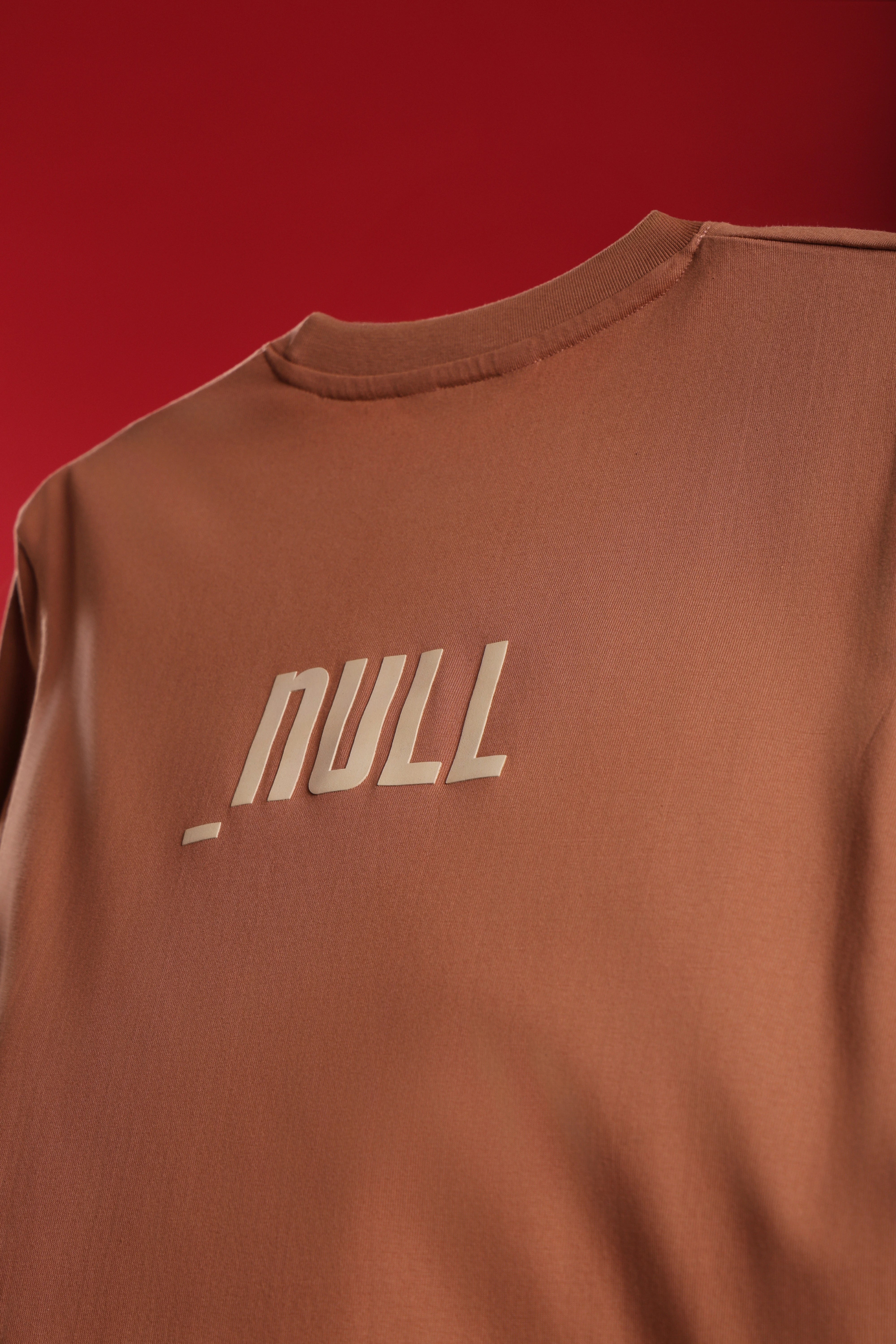 Relaxed fit brown t-shirt – null