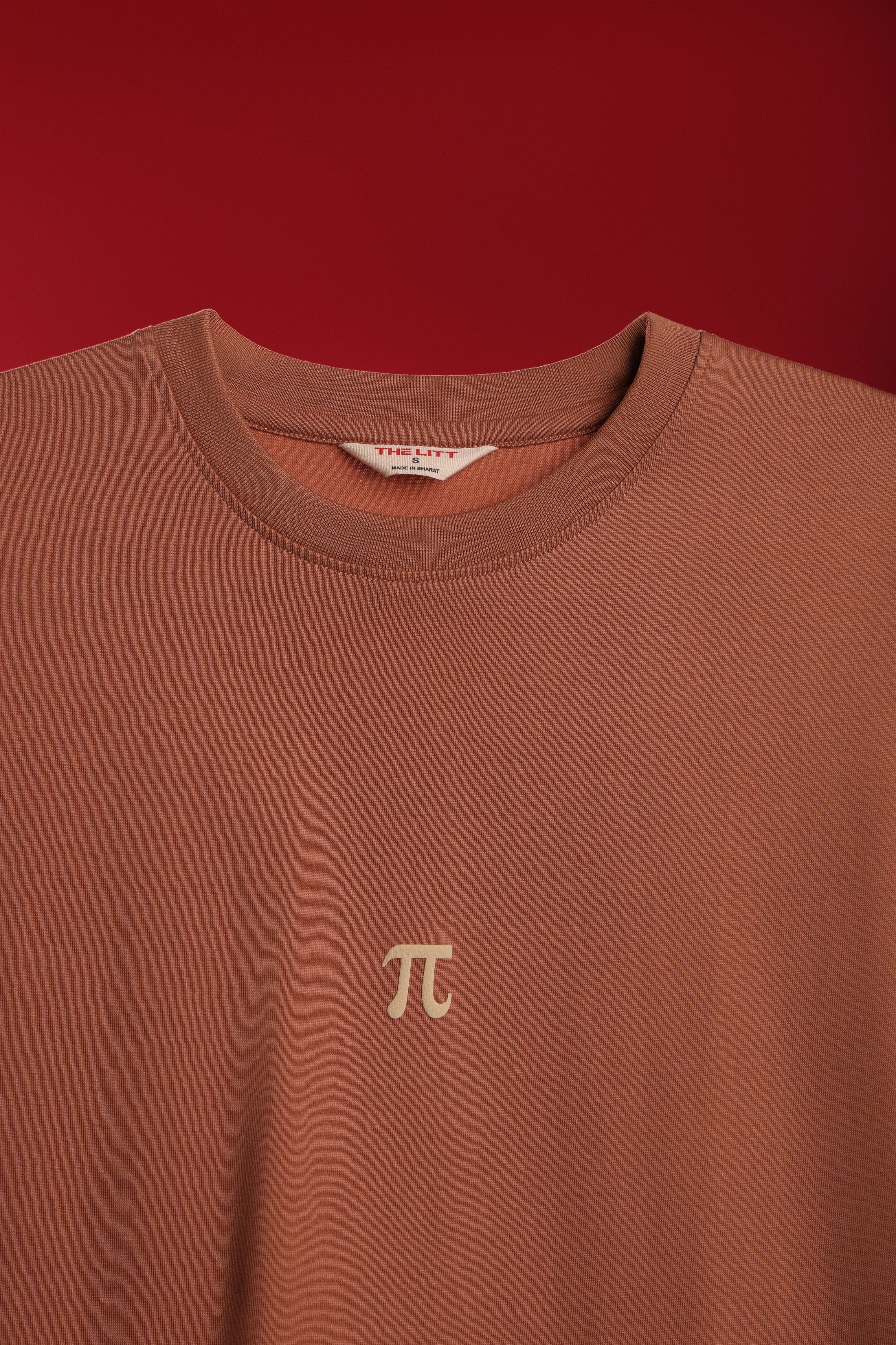 Relaxed fit brown t-shirt – pie