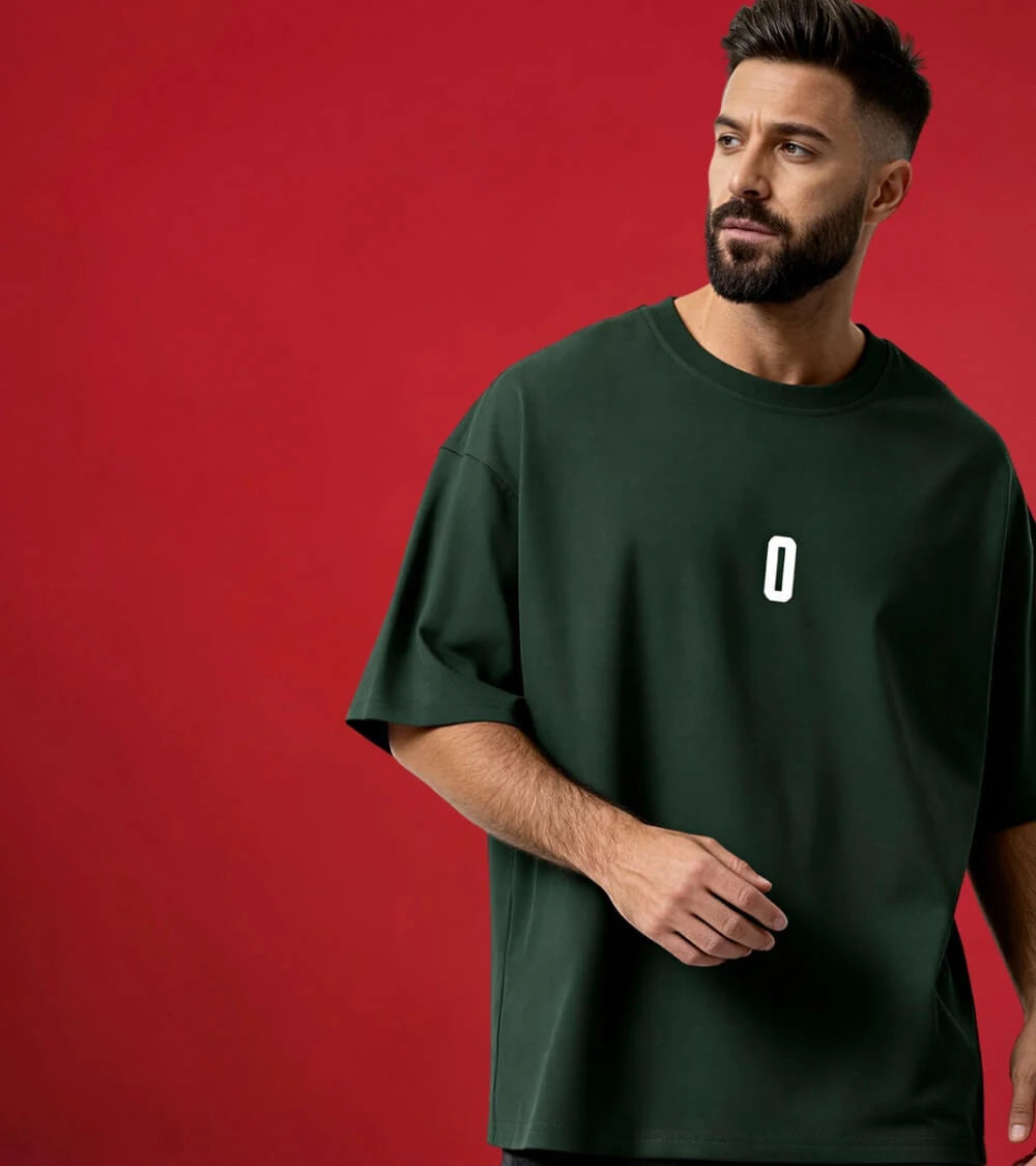 men relaxed fit green t-shirt 0 high definition