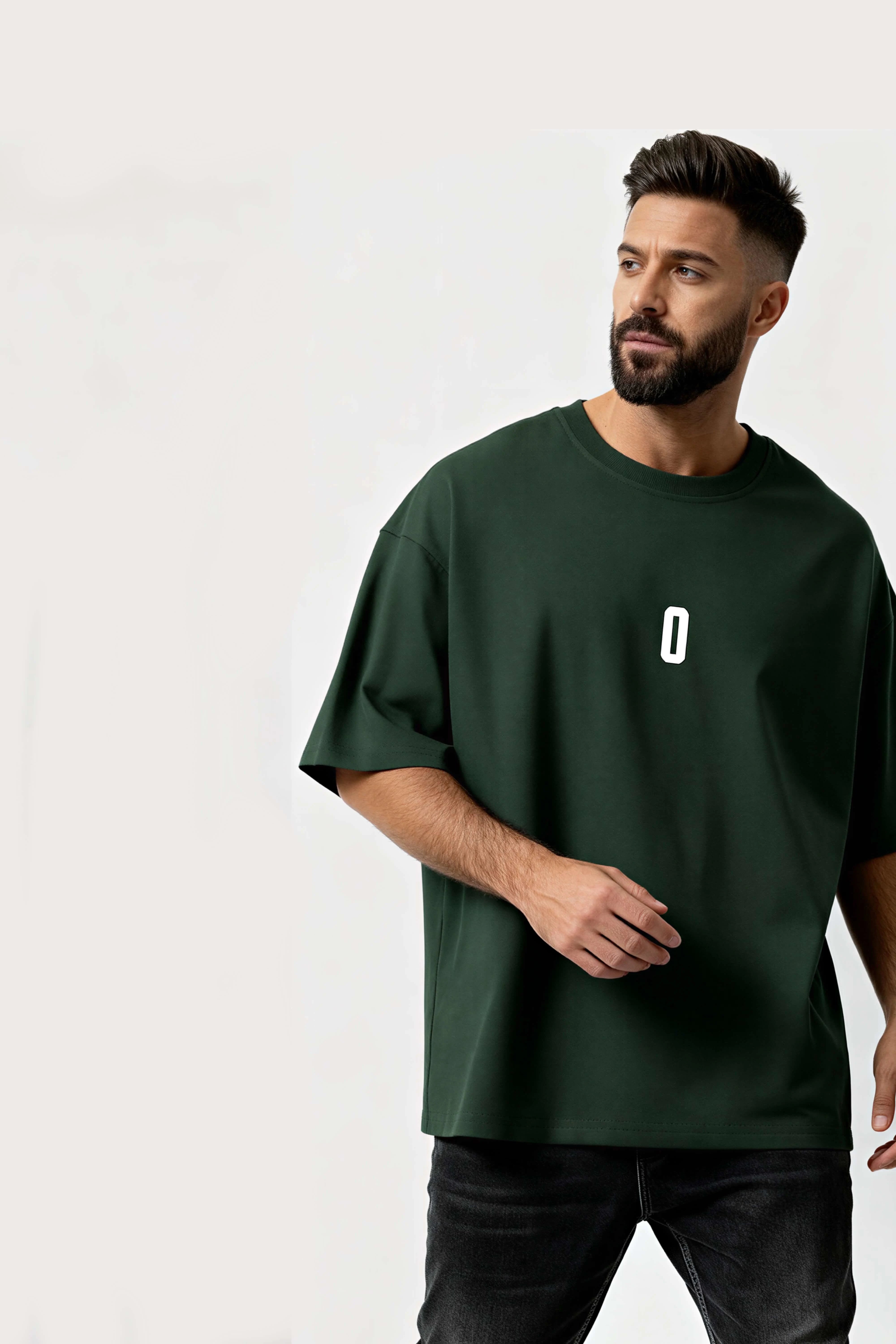 Relaxed fit Green t-shirt – 0