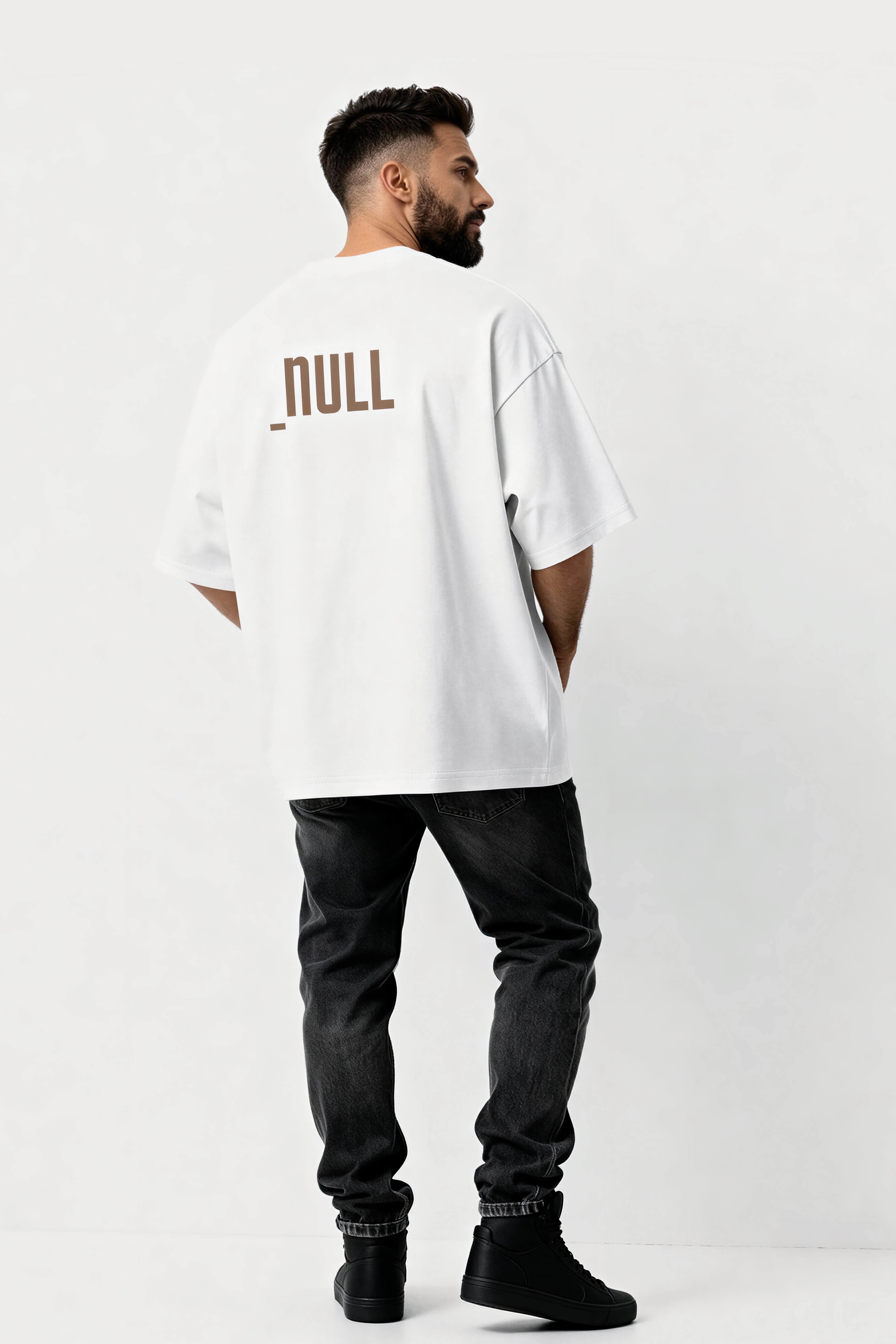Relaxed fit white t-shirt – null
